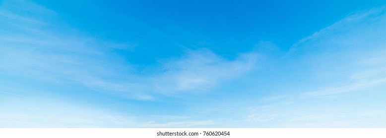 blue sky with white, soft clouds - Shutterstock ID 760620454