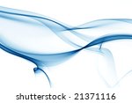 blue smoke on white
