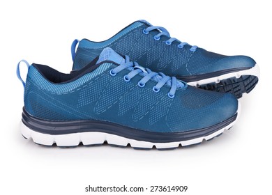 navy blue running shoes