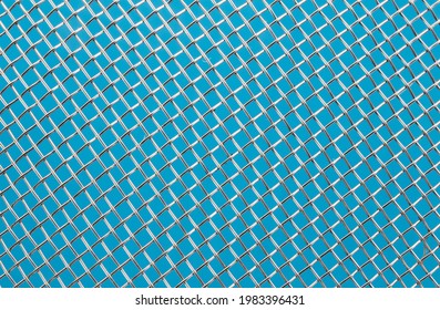 blue sponge macro background texture