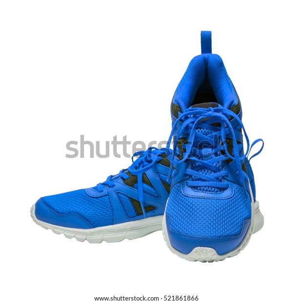 Blue Sport Running Shoes Isolated On Stock Photo (Edit Now) 521861866