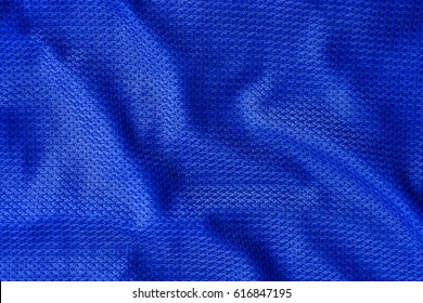 Blue Sports Fabric Texture Jersey