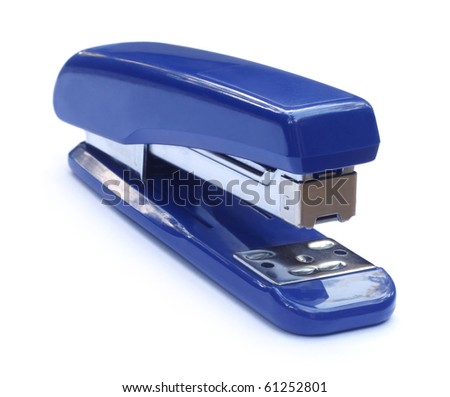 Blue stapler