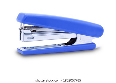 Blue Stapler Isolated On White Background Stock Photo (Edit Now) 684867040