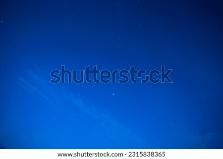 BLUE STARRY NIGHT SKY BACKGROUND, SHINING STARS FROM THE HEAVEN