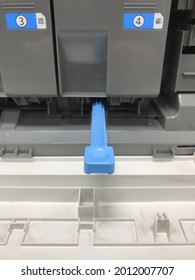 The Blue Stick Is Used For Cleaning The Copier's Laser.