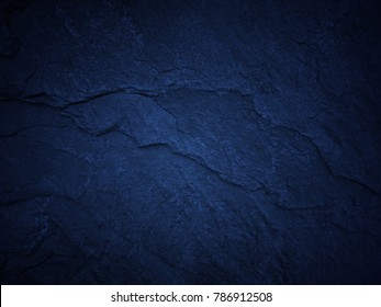 Blue stone texture, dark natural background                                  