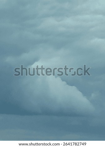 blue storm clouds in the thunder sky 