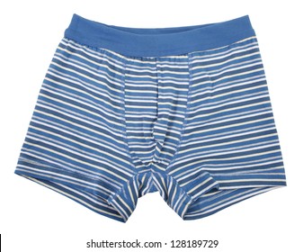 Blue Striped Boxer Shorts Underwear