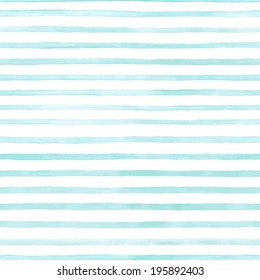 blue stripes on white background watercolor painting - Shutterstock ID 195892403