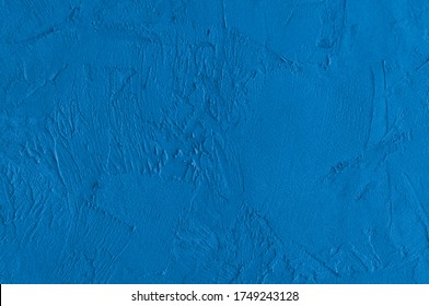 Blue Stucco Surface. Beautiful Abstract Grunge Decorative Blue Wall. Abstract Background - Shutterstock ID 1749243128