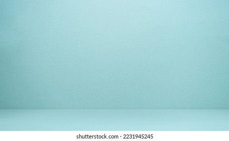 Blue Studio Room Background, Empty Kitchen Podium Minimal Abstract Bar Scene Table Product Summer Beauty, Smooth Counter Cement Marble Template 3d Space Plant Stage Floor Wall Platform Loft Backdrop. - Shutterstock ID 2231945245