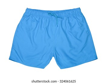 Blue Swim Trunks Isolated On White Stock Photo 324061625 | Shutterstock