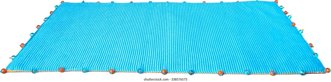 Blue Table Mat - Isolated