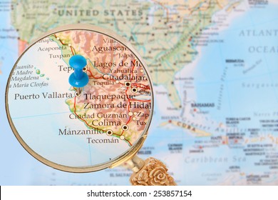 Puerto Vallarta Mapa Stock Photos Images Photography Shutterstock