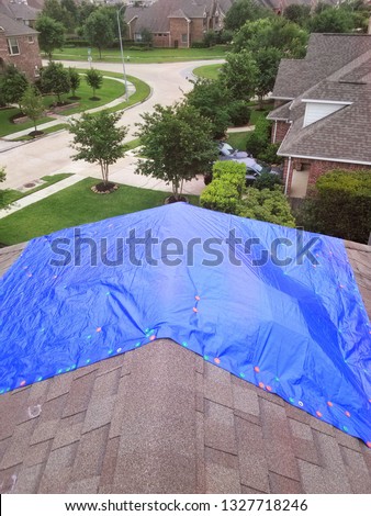 Blue tarp service