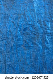 Blue Tarp Texture Background