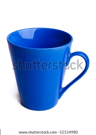 Image, Stock Photo Blue cup of herbal tea with camomile