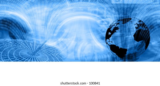 Blue template