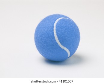 Blue Tennis Ball