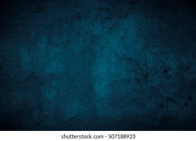 Blue Texture Dark Slate Background. Beton Concrete Surface.