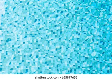 Blue Texture Pool Tile.