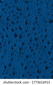 Blue Textured Cardstock Paper Background With Copy Space For Message Or Use As A Texture 