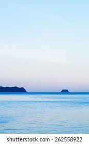 blue tone beach view - Shutterstock ID 262558922