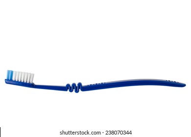 Blue Toothbrush Isolated