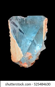 Blue Topaz Crystal From Minas Gerais, Brazil. 