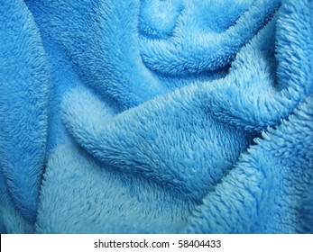 Blue towel terry cloth, Soft texture cloth - Shutterstock ID 58404433