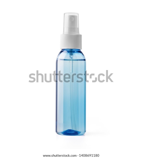 Download Psd Mockups Clear Spray Bottle With Blue Liquid Amp Transparent D Ap Psd