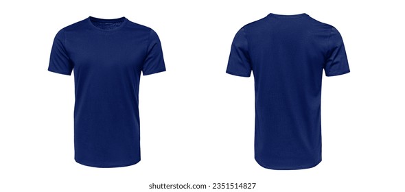 blue T-shirt with nothing neat isolated on white background