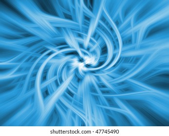 Blue twirl background