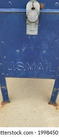 Blue U.S. Mail Drop Off 