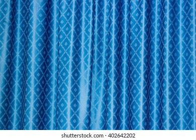 Blue Velvet Fabric Background Texture Detail Stock Photo 402642202