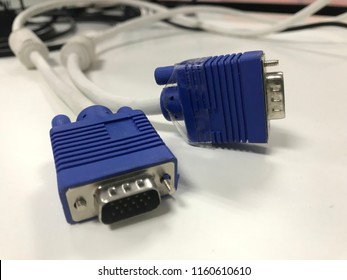 Blue Vga Cable