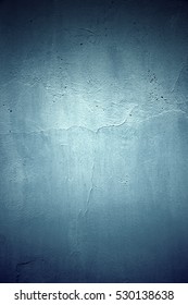 Blue Wall Background, Blue Wall Detail, Background Texture Painted On The Outside