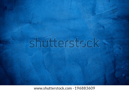 blue wall background with vignette