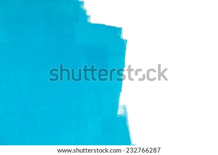 Blue wall paint