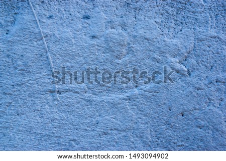 
Blue wall texture with bumps. Macro.