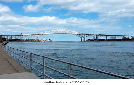 Blue Water Bridge Port Huron Michigan