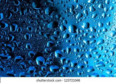 Blue Water Drop Back Ground