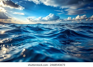 Blue water photo-realistic, Blue ocean Photoshoot - Powered by Shutterstock