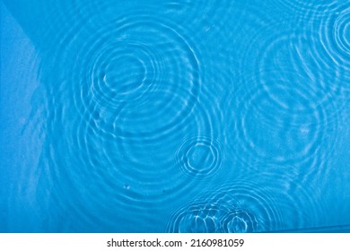  Blue Water Ripples Background -  Underwater Texture. Sun Shining Through Water.