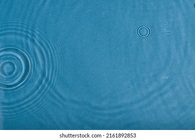 Blue Water Ripples Background -  Underwater Texture. Sun Shining Through Water.