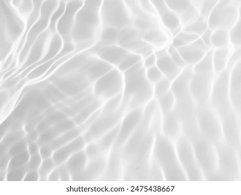 Blue water with ripples on the surface. Defocus blurred transparent blue colored clear calm water surface texture with splashes and bubbles. Water waves with shining pattern texture background. - Powered by Shutterstock