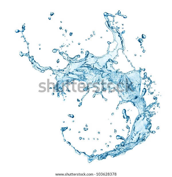 Вода на белом фоне картинки