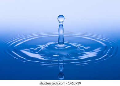 Dripping Heart Over Water Stock Illustration 111744533