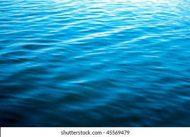 Blue Water Surface